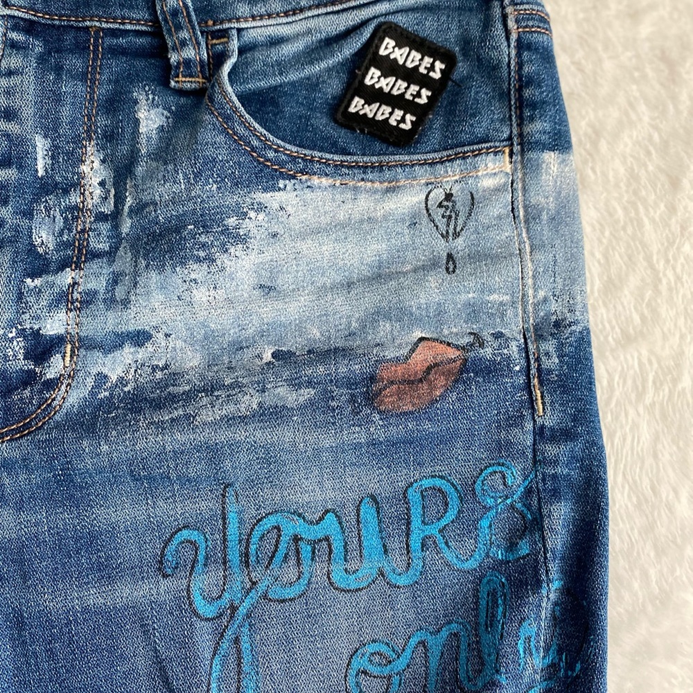 American Eagle graphic jeggings - Picture 7 of 11